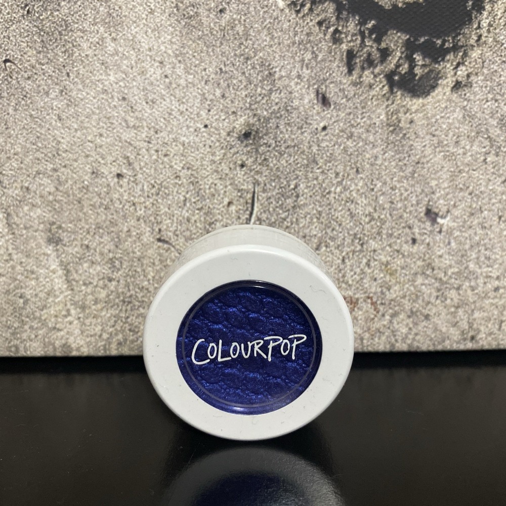 Colourpop Super Shock Shadow Mogul Blue metallic eyeshadow‎